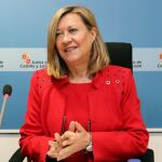 La consejera de Economía y Hacienda, Pilar del Olmo, explica los proyectos de la Lanzadera Financiera