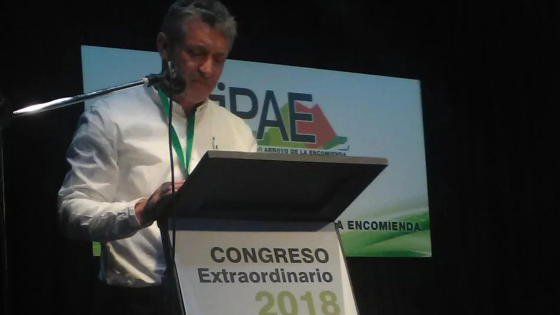 Sarbelio Fernández, tras proclamarse presidente del IPAE