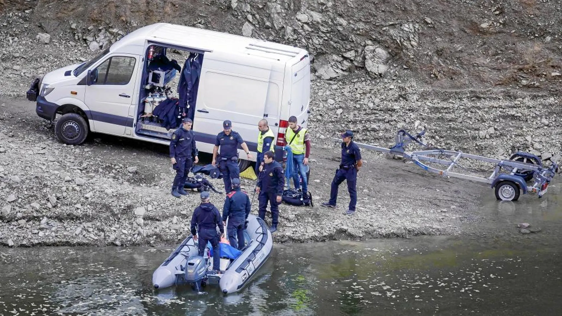 Los Mossos d’Esquadra localizaron los cuerpos de un hombre y una mujer en el pantano de Susqueda, en Gerona