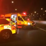 Muere un motorista tras recibir el impacto trasero de un vehículo en la A-2 (Madrid)