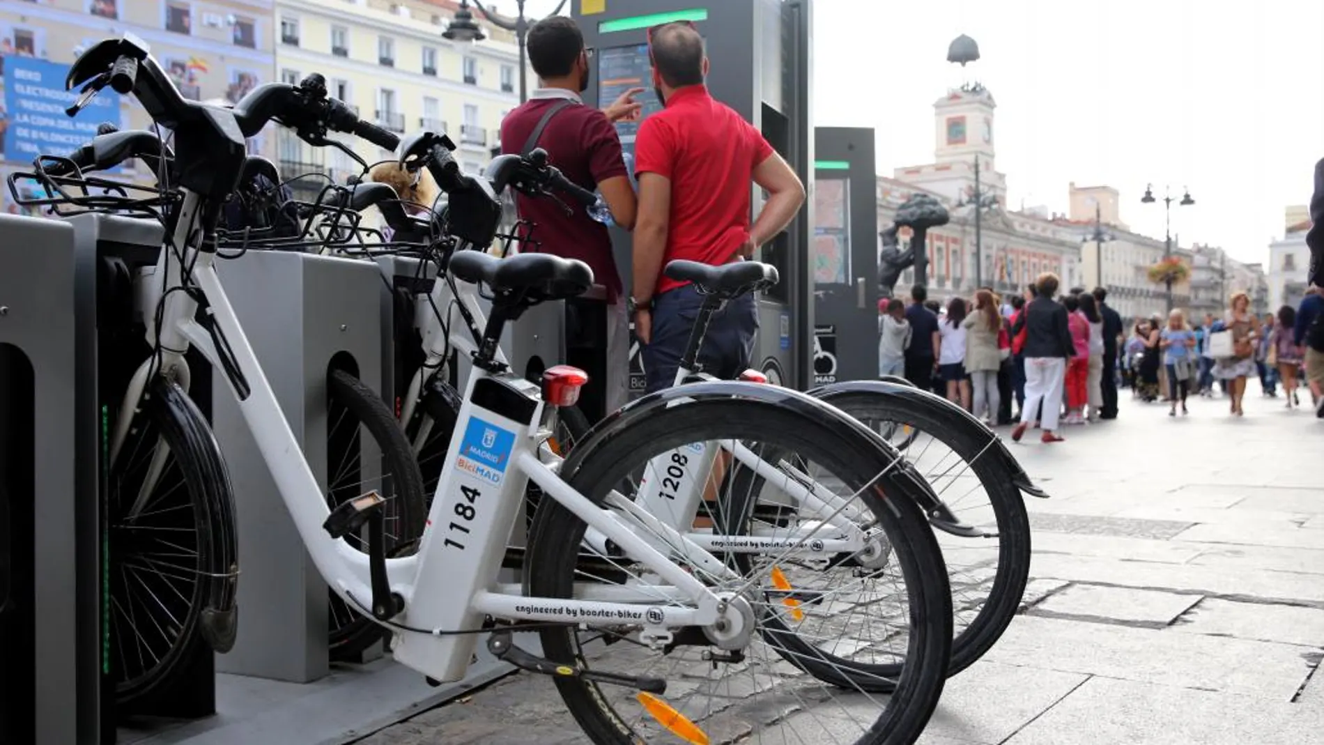 Bicicletas eléctricas de alquiler del Ayuntamiento de Madrid