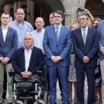 Fernández Mañueco, el comandante Aliste y José Manuel Herrero, entre otros, en el homenaje