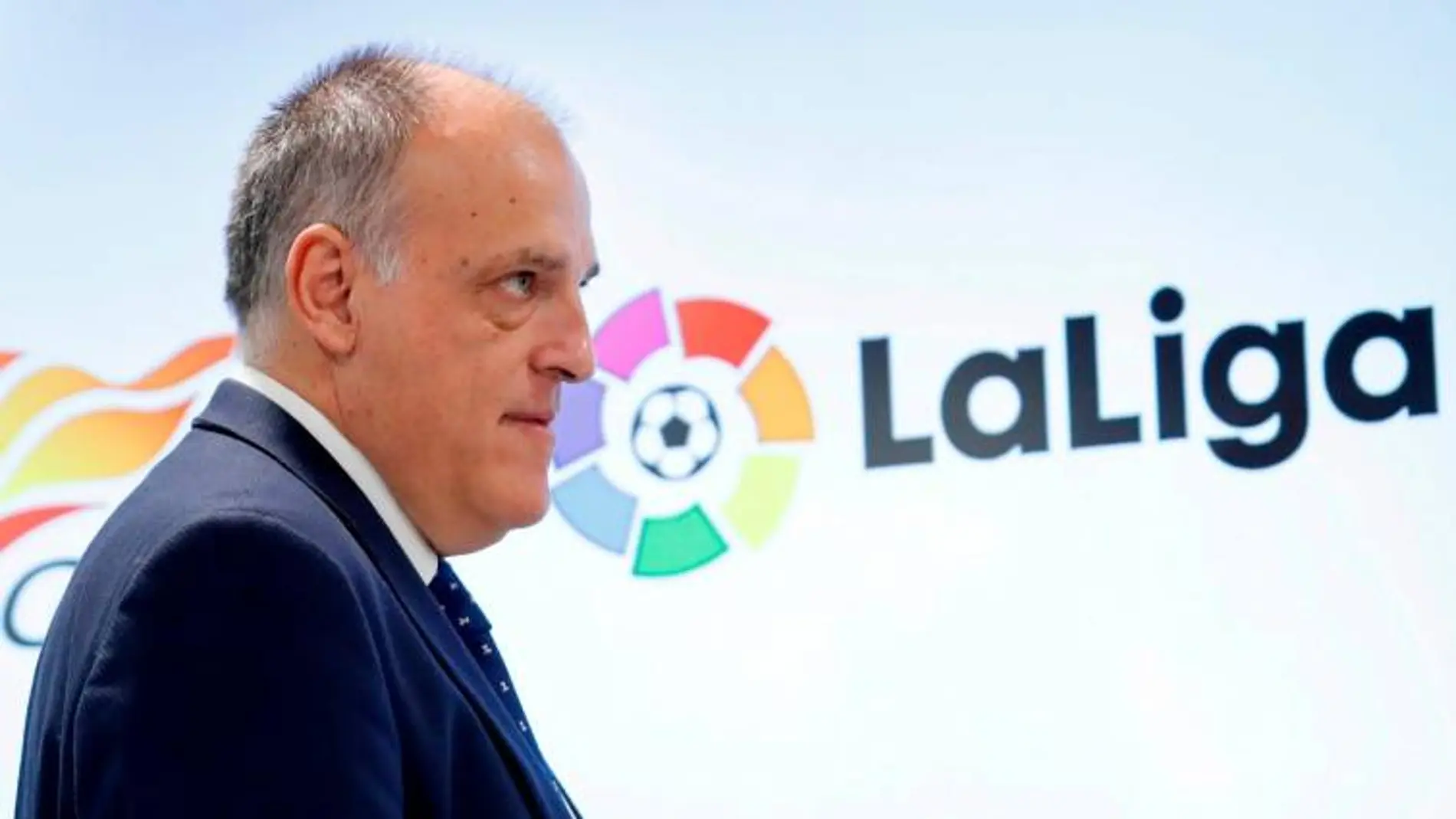 El presidente de LaLiga, Javier Tebas, en una imagen de archivo