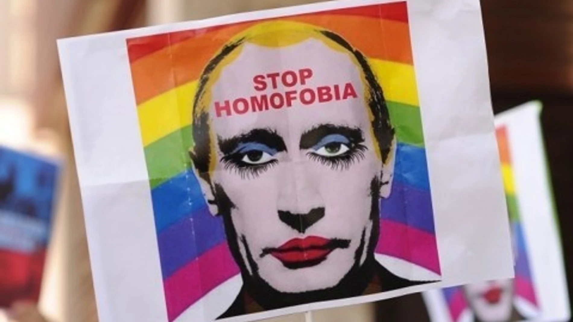 Esta imagen de Vladimir Putin fue prohibida en Rusia porque sugiere una "orientación sexual no estándar"