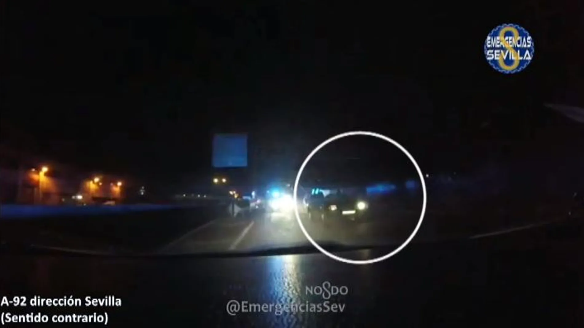 Fotograma de la escena de la persecución policial.