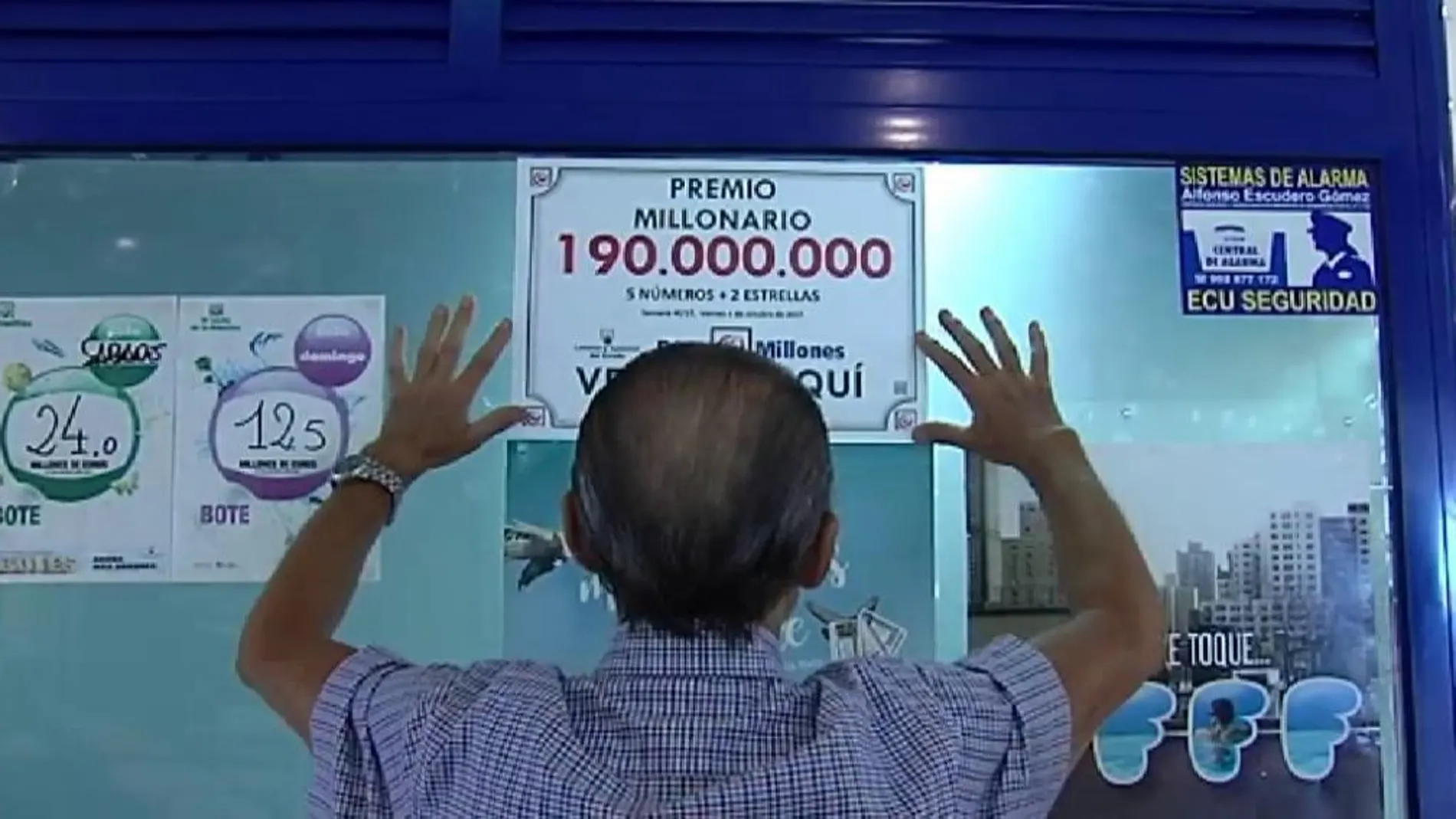 El boleto ganador ha sido sellado en la Administración de Loterías número 54 de Las Palmas, situada en el Centro Comercial El Mirador