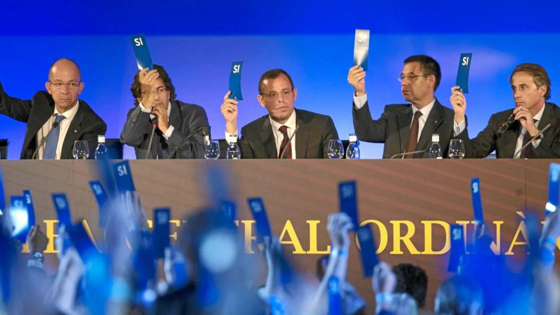 La junta de Sandro Rosell tuvo una asamblea de lo más plácida en el Palau