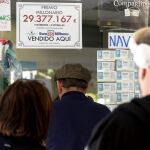 Administración de loterías "La pepita de oro"de Palma, donde se selló el boleto de Euromillones ganador ayer del premio máximo de 29.377.167 euros