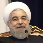 El presidente de Irán, Hassan Rouhani, durante una rueda de prensa celebrada el pasado viernes