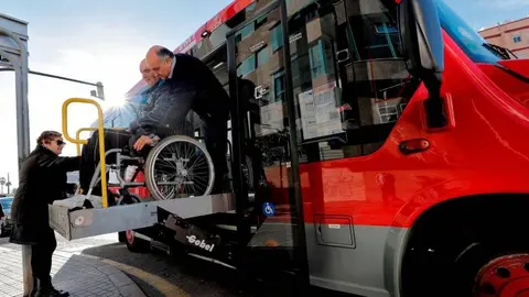 Autobús de la EMT en Madrid