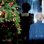 La primera británica, Theresa May, tras ofrecer una declaración en Downing Street