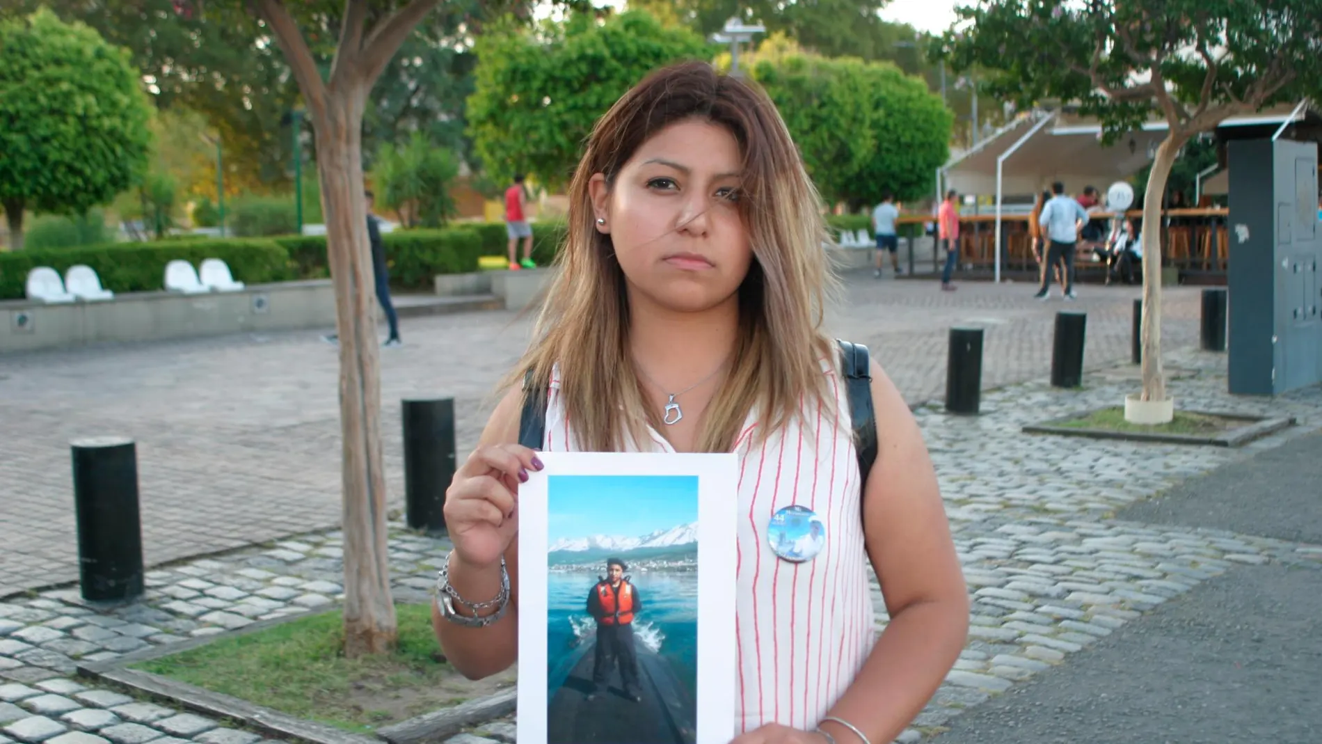 Gisela Polo, hermana del cabo principal del ARA San Juan, Alejandro Polo, que desapareció a los 31 años