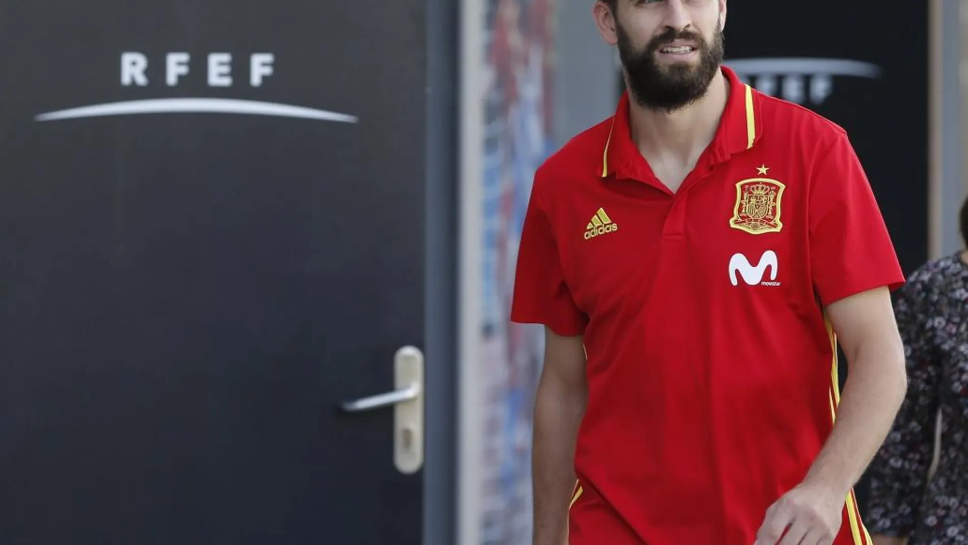 El defensa de la selección española de fútbol Gerard Piqué