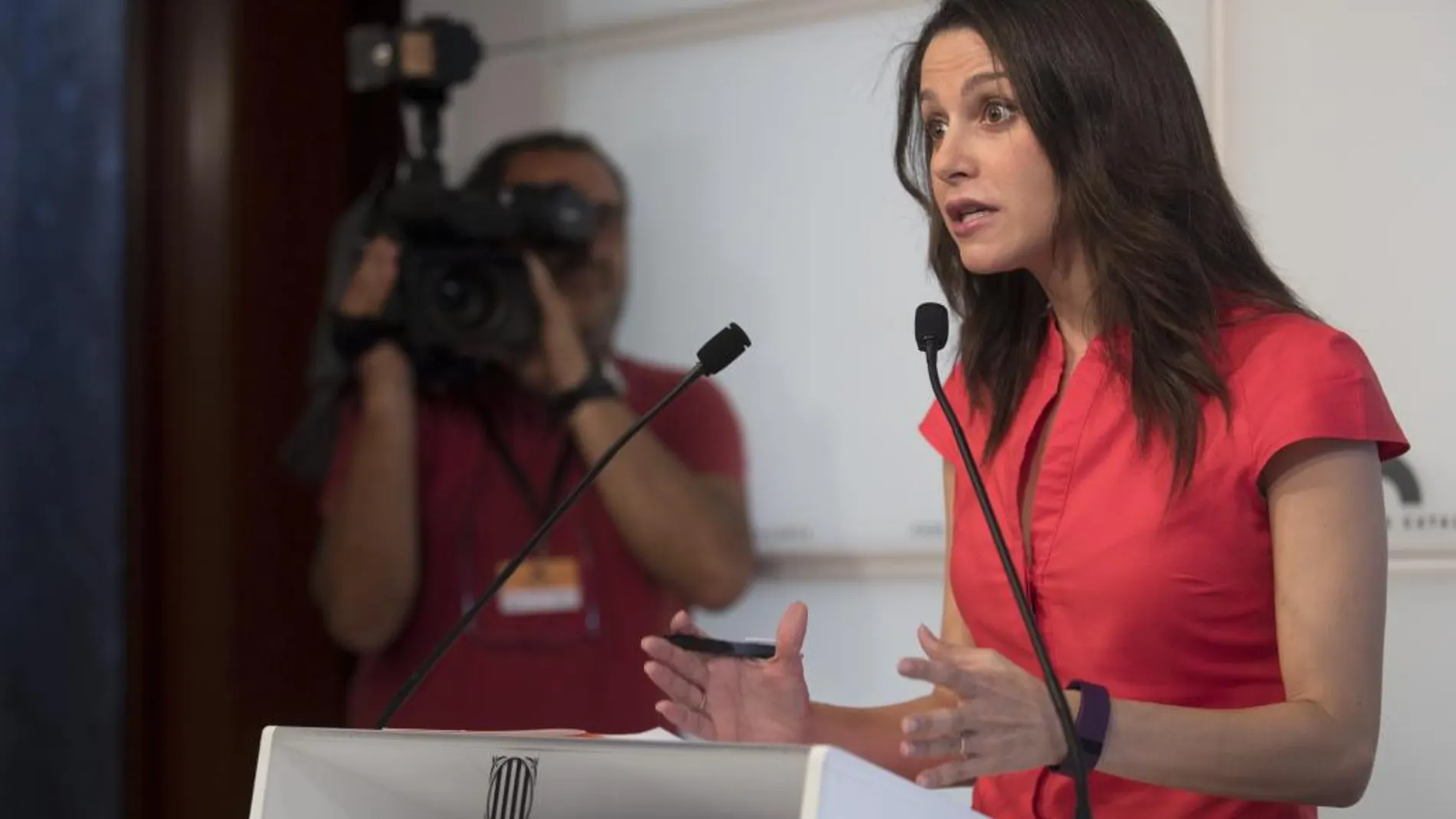 La líder de Ciutadans en Cataluña, Inés Arrimadas