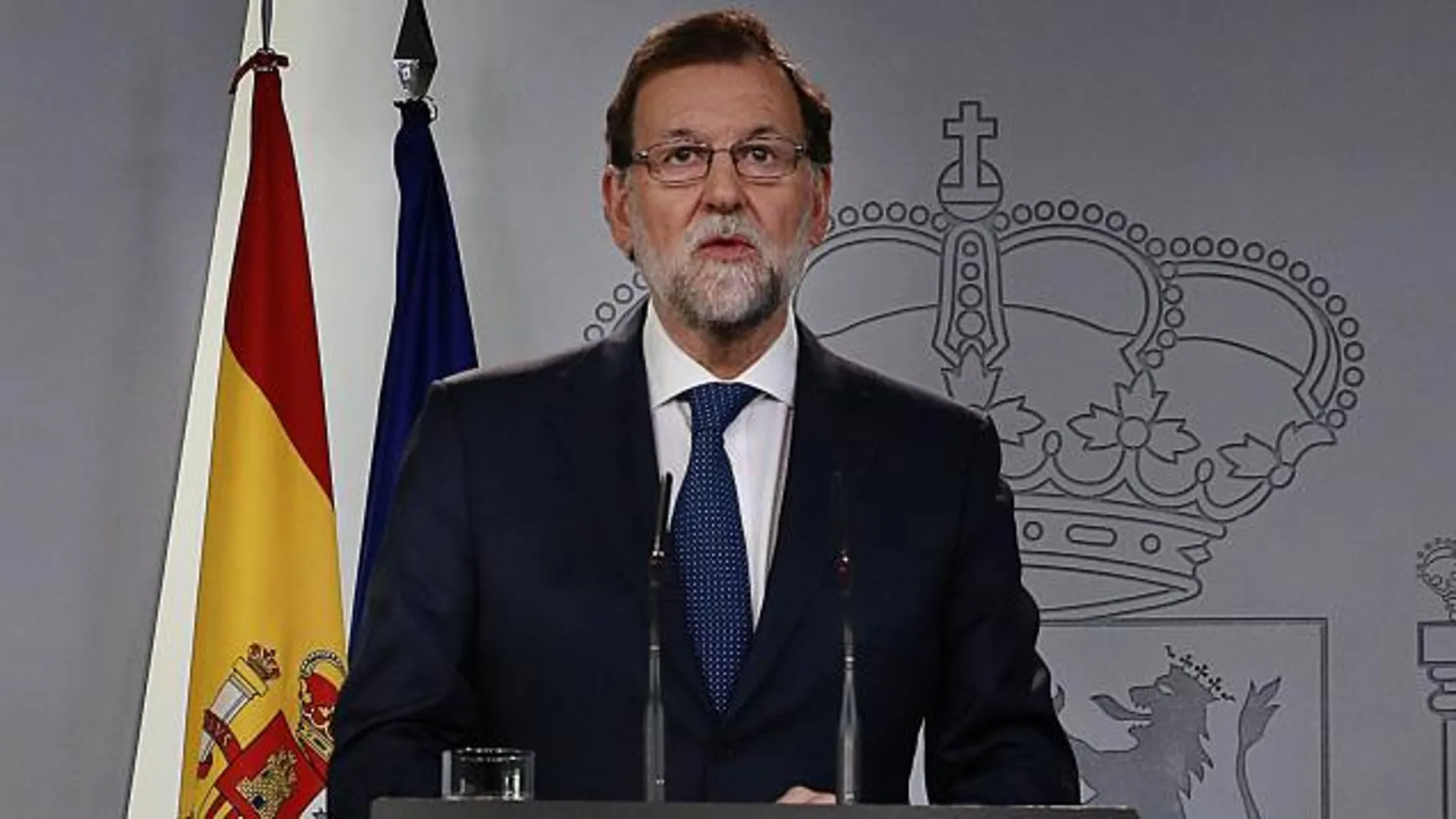Comparecencia de Mariano Rajoy tras el Consejo de Ministros extraordinario celebrado hoy.