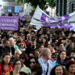 Manifestación contra la sentencia de La Manada en Madrid/Efe
