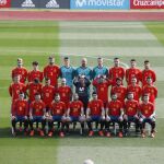 La selección española de fútbol, que estrena nueva equipación / L. Díaz