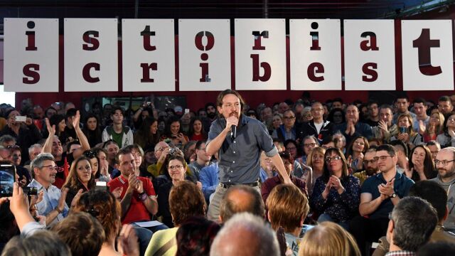 Pablo Iglesias en Miranda de Ebro