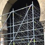 Retirada de la celosía de la Mezquita-Catedral / Foto: La Razón