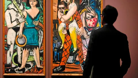 En CaixaForum puede conocerse la huella que tuvo el exilio en Max Beckmann