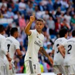 Mariano celebra un gol la temporada pasada