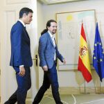 El acuerdo que rubricaron el pasado jueves Pedro Sánchez y Pablo Iglesias se interpreta más como un pacto de legislatura que como un mero presupuesto para el año próximo