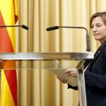 La presidenta del Parlamento catalán, Carme Forcadell