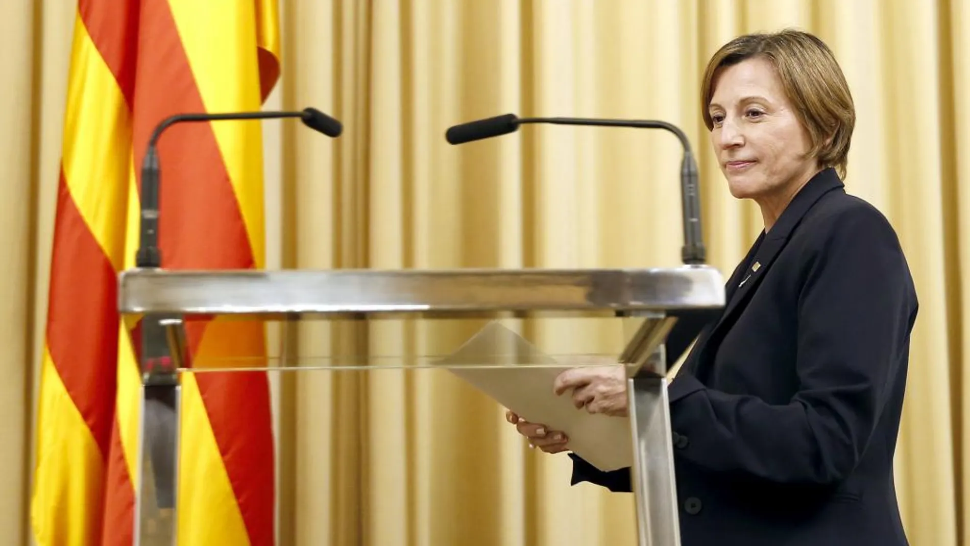 La presidenta del Parlamento catalán, Carme Forcadell