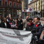Concentración de los periodistas vallisoletanos /La Razón