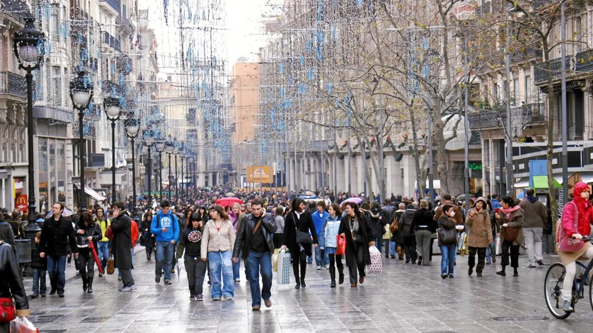 Hasta cinco manifestaciones, y otras tantas concentraciones, además de una huelga general se vivió en Barcelona en octubre