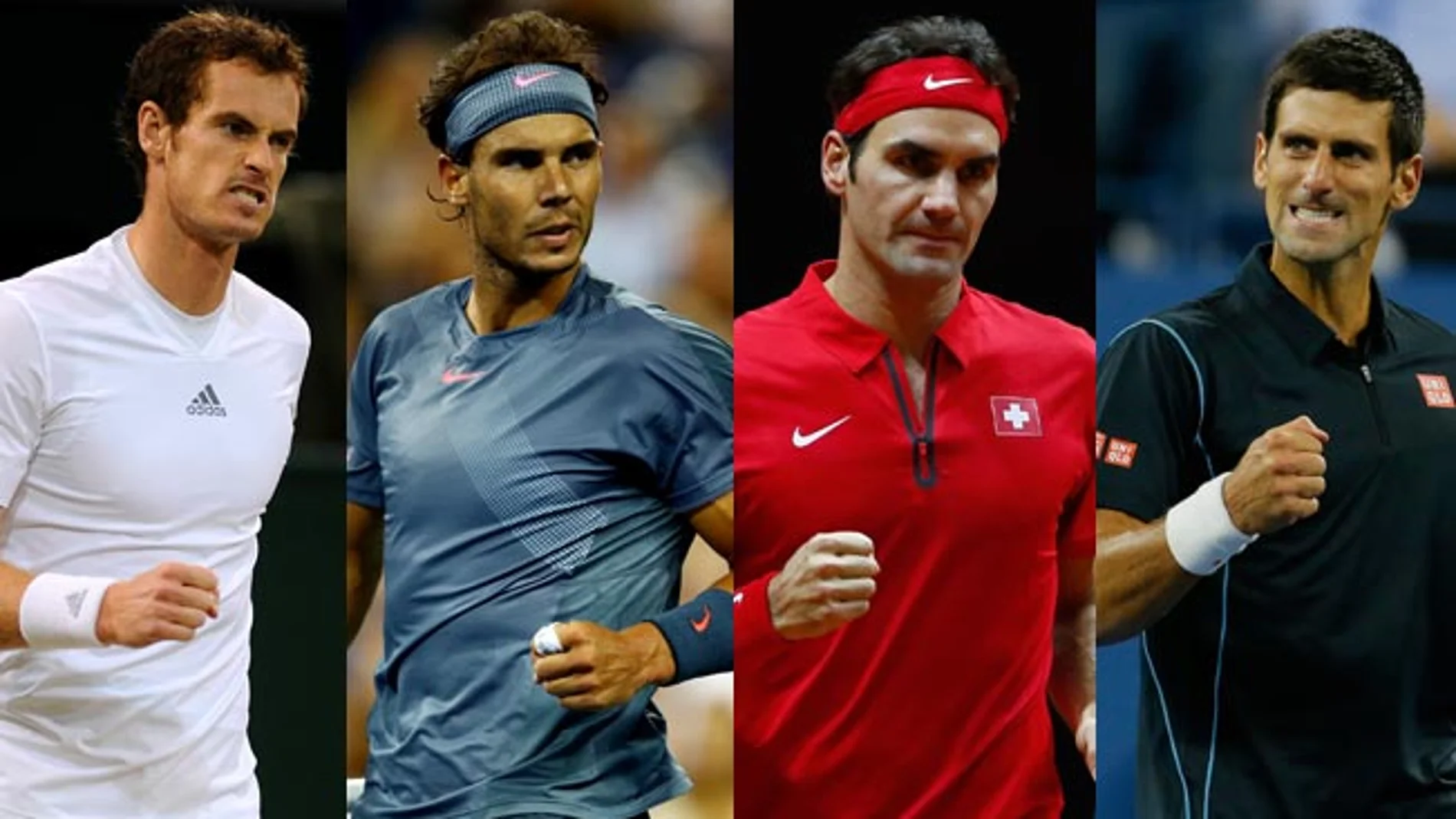 Murray, Nadal, Federer y Djokovic