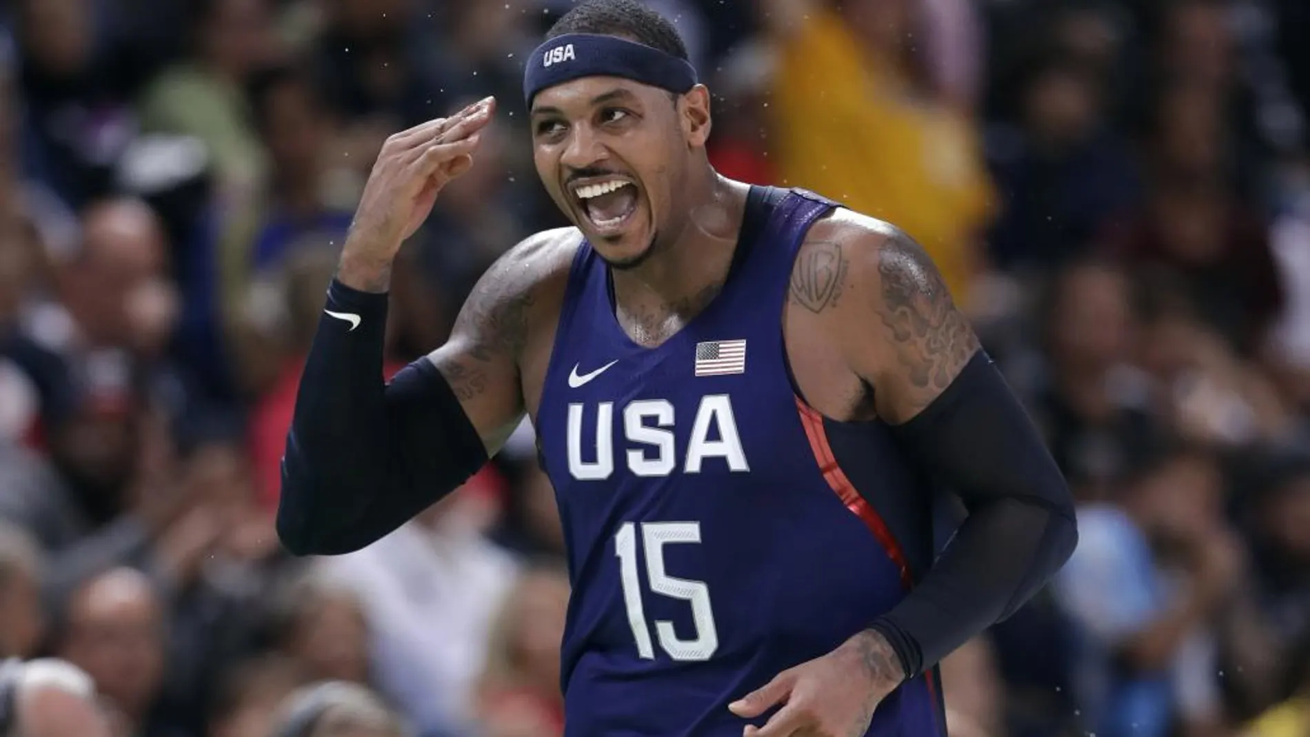 Carmelo Anthony consiguió 31 puntos