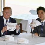 Donald J. Trump y Shinzo Abe /Efe