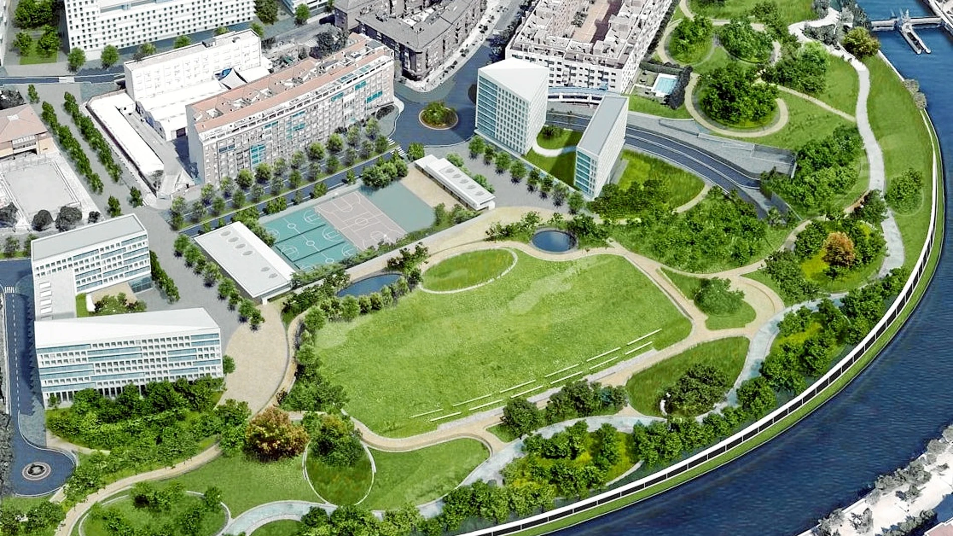 Así quedará previsiblemente el ámbito en noviembre de 2021, cuando las obras hayan finalizado definitivamente