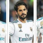 Bale, Isco y Benzema / Efe