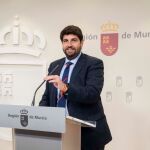El presidente del PP murciano, Fernando López Miras, en una foto de archivo