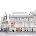 Una imagen de la fachada del Teatre Arnau, según el proyecto para su remodelación