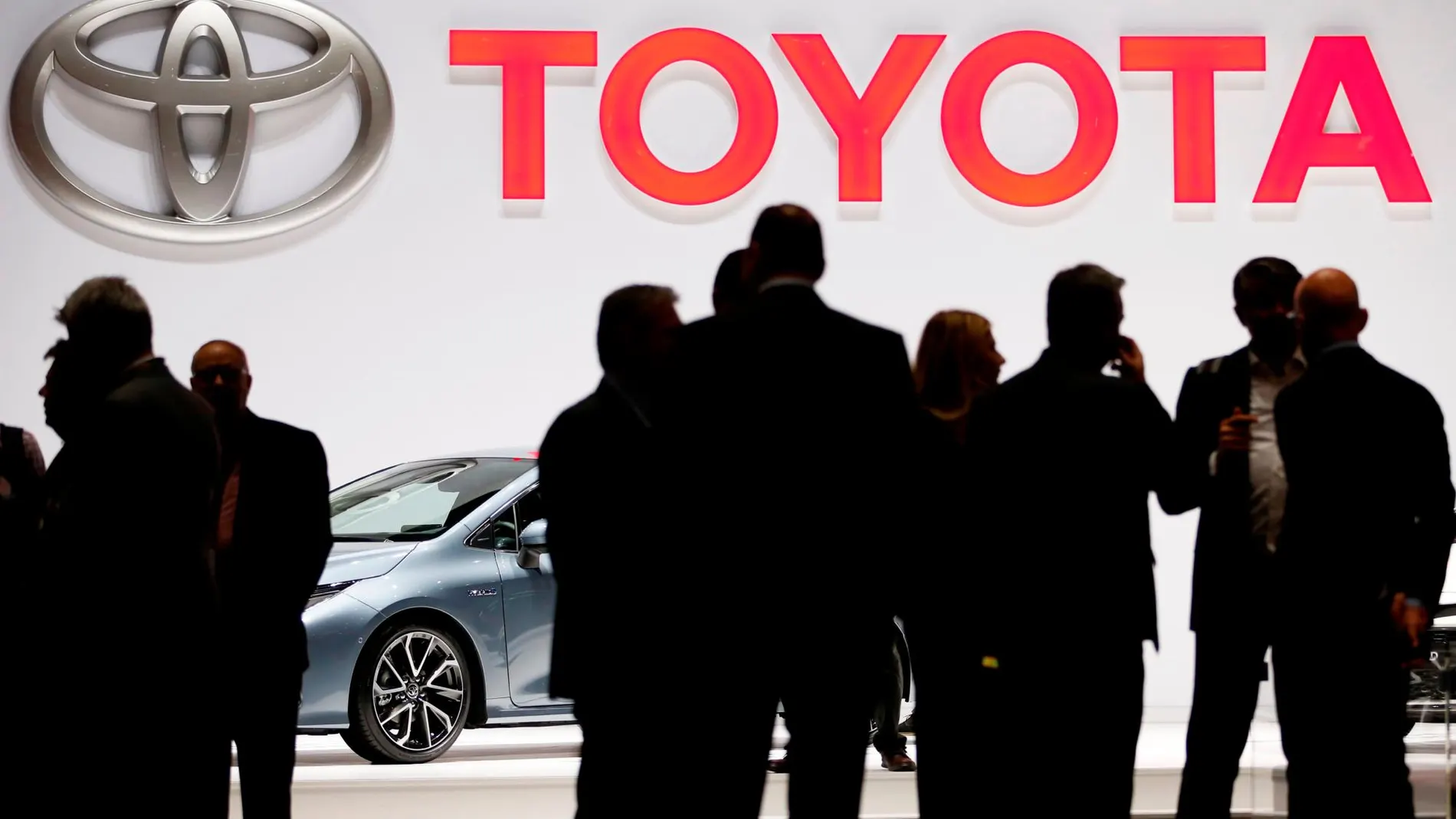 Stand de Toyota en una feria automovilística, el pasado martes / Reuters
