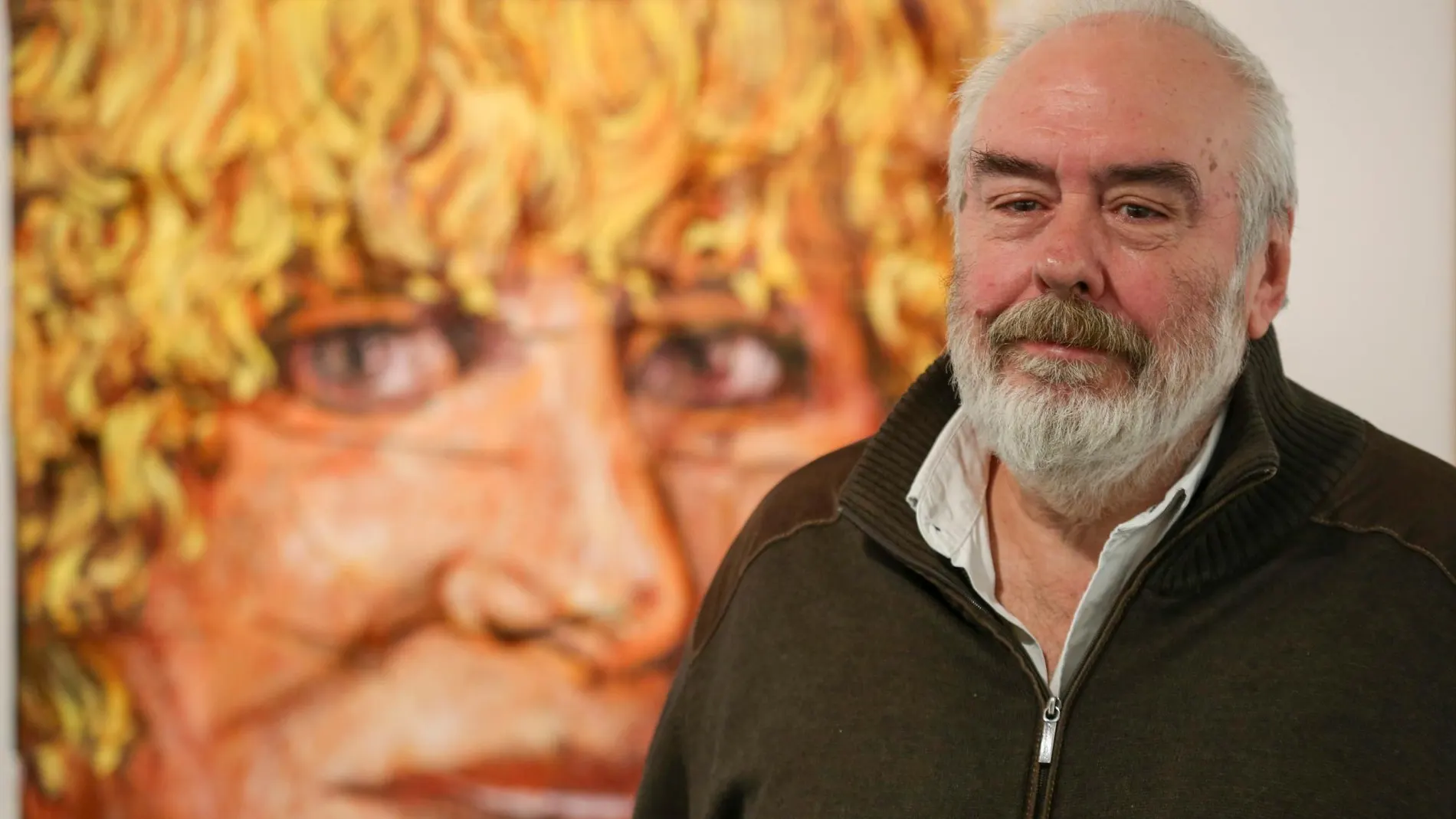 El artista vallisoletano, Pablo Ransa, expone hasta el 3 de febrero en la sala del Teatro Zorrilla de Valladolid