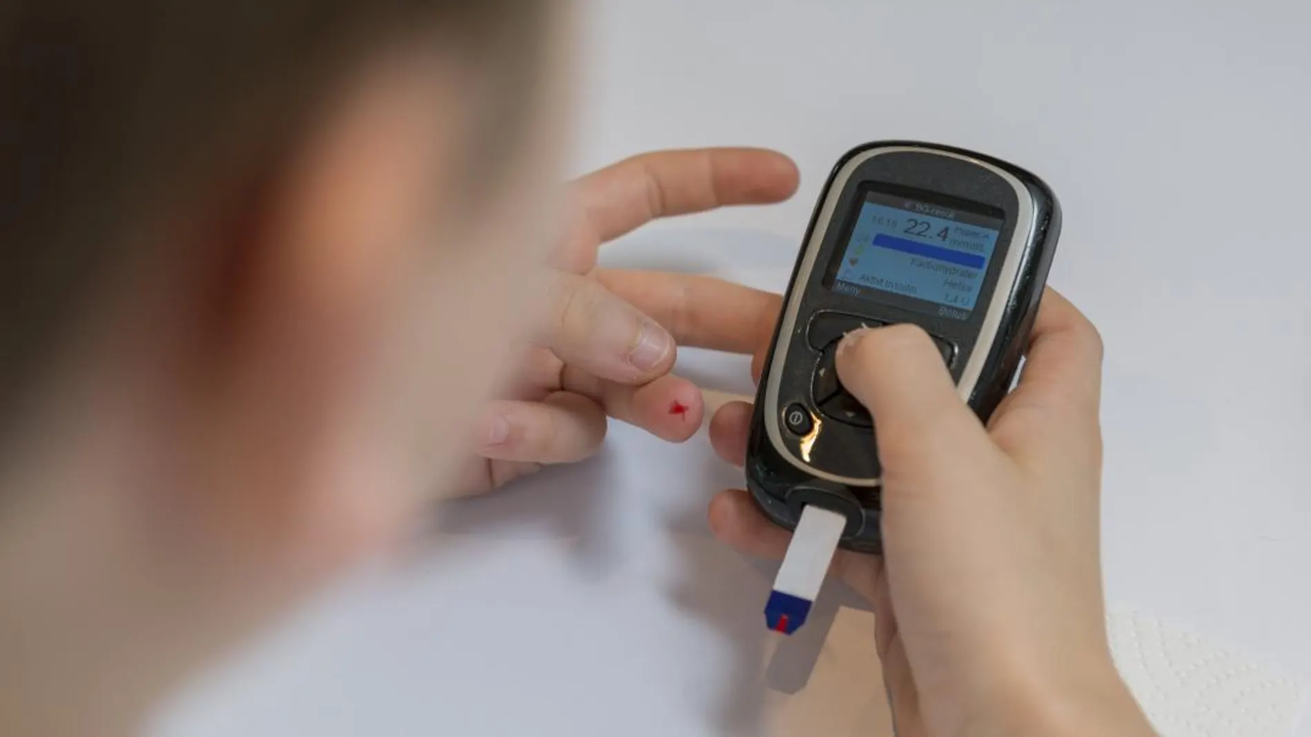 Un paciente se realiza una prueba de diabetes