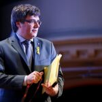 El expresidente de la Generalitat e Cataluña, Carles Puigdemont