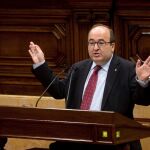 El primer secretario del PSC, Miquel Iceta, durante su intervención en el paarlament/Foto: Efe