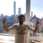Raúl celebró la victoria del Real Madrid en la Liga en Estados Unidos