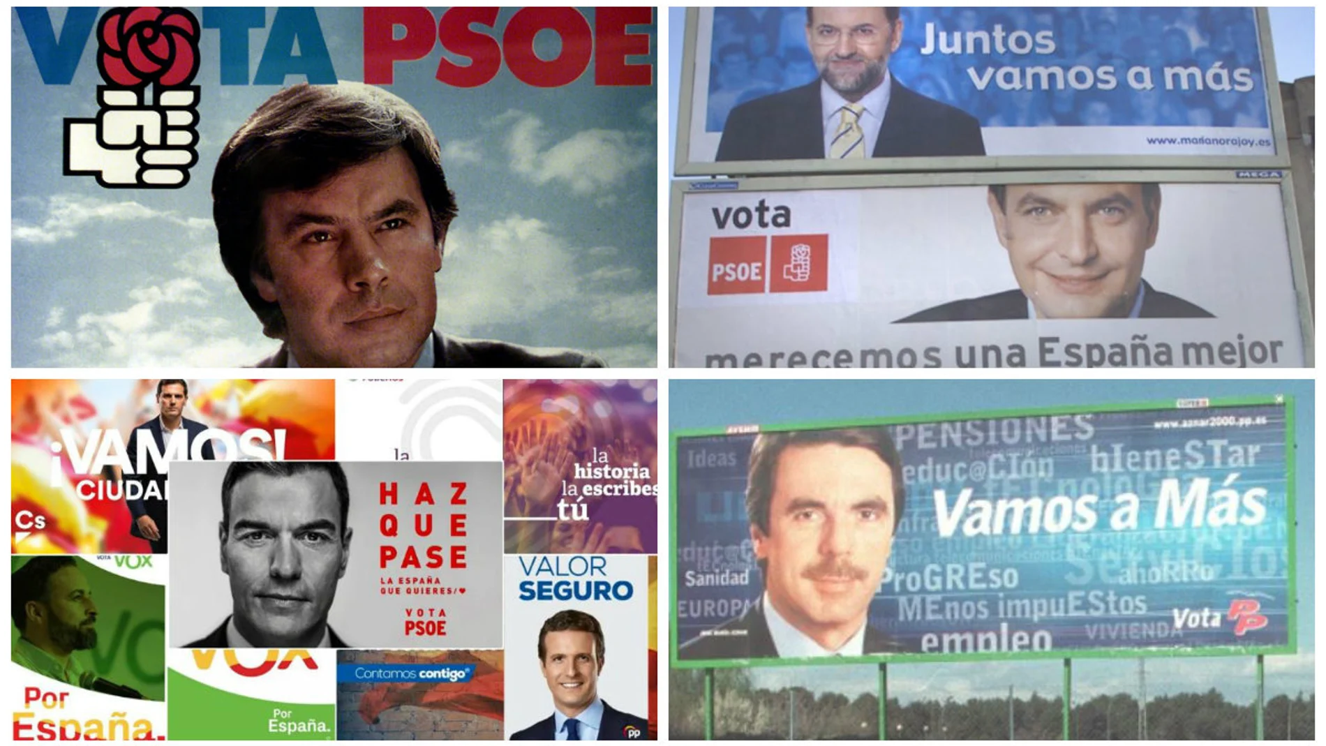 Carteles electorales de la historia democrática española