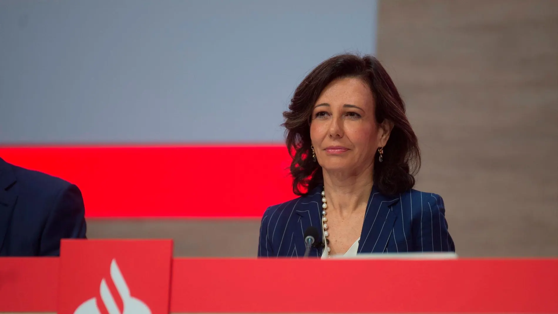 Ana Botín en la junta de accionistas del Banco Santander/Efe