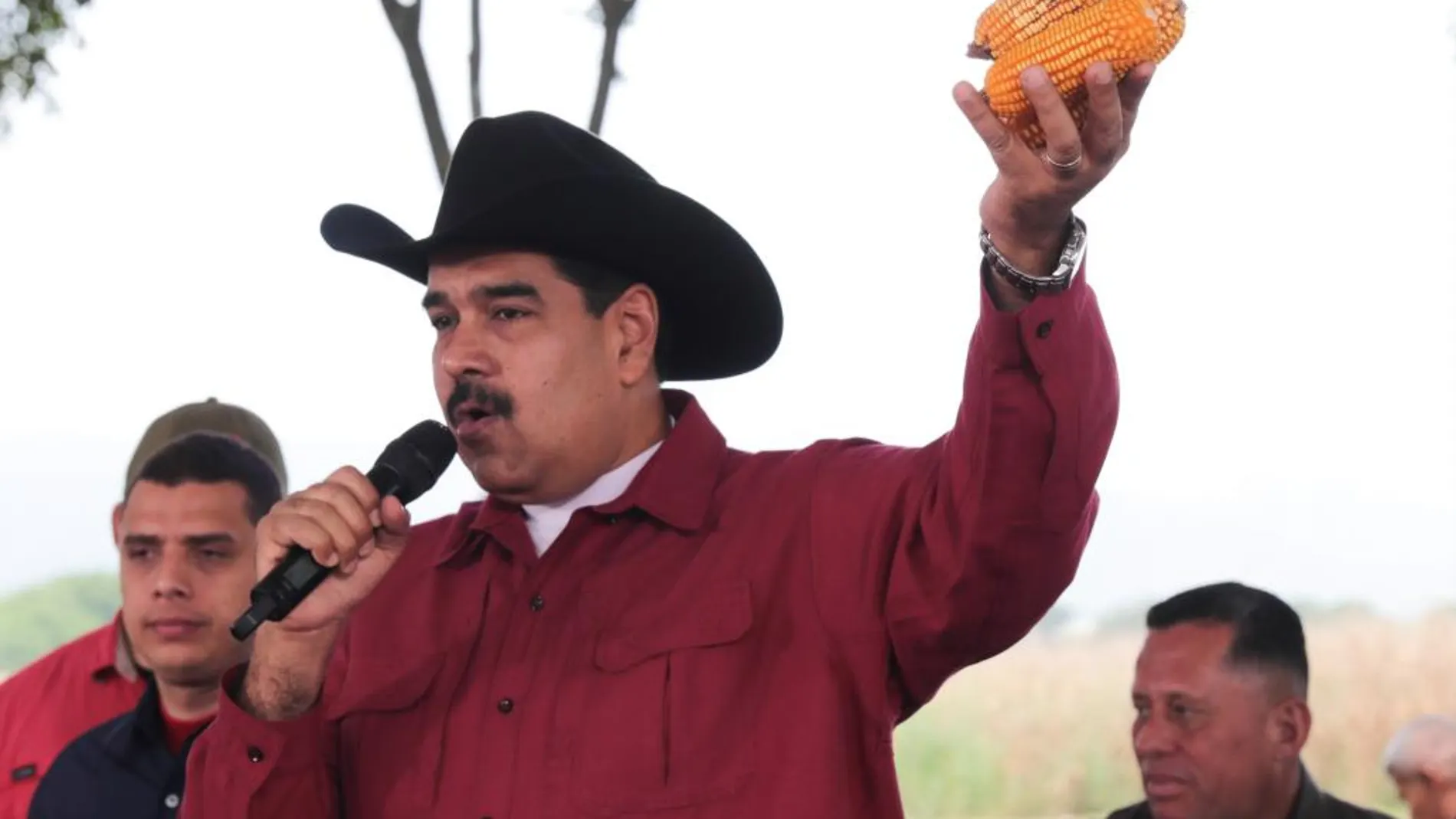 Nicolás Maduro en un acto de gobierno televisado