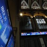 Paneles de la Bolsa de Madrid