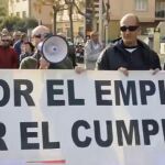 Ex trabajadores de Delphi cumplen mil días de encierro en Cádiz