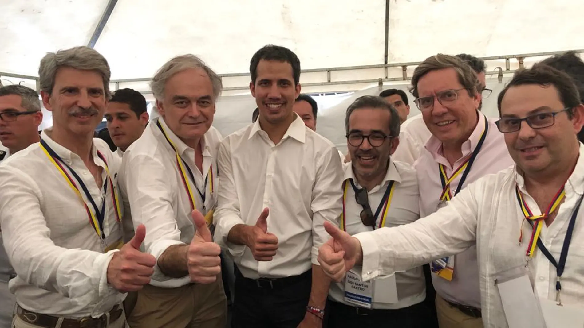 El esperado encuentro de Guaidó con los eurodiputados expulsados de Venezuela