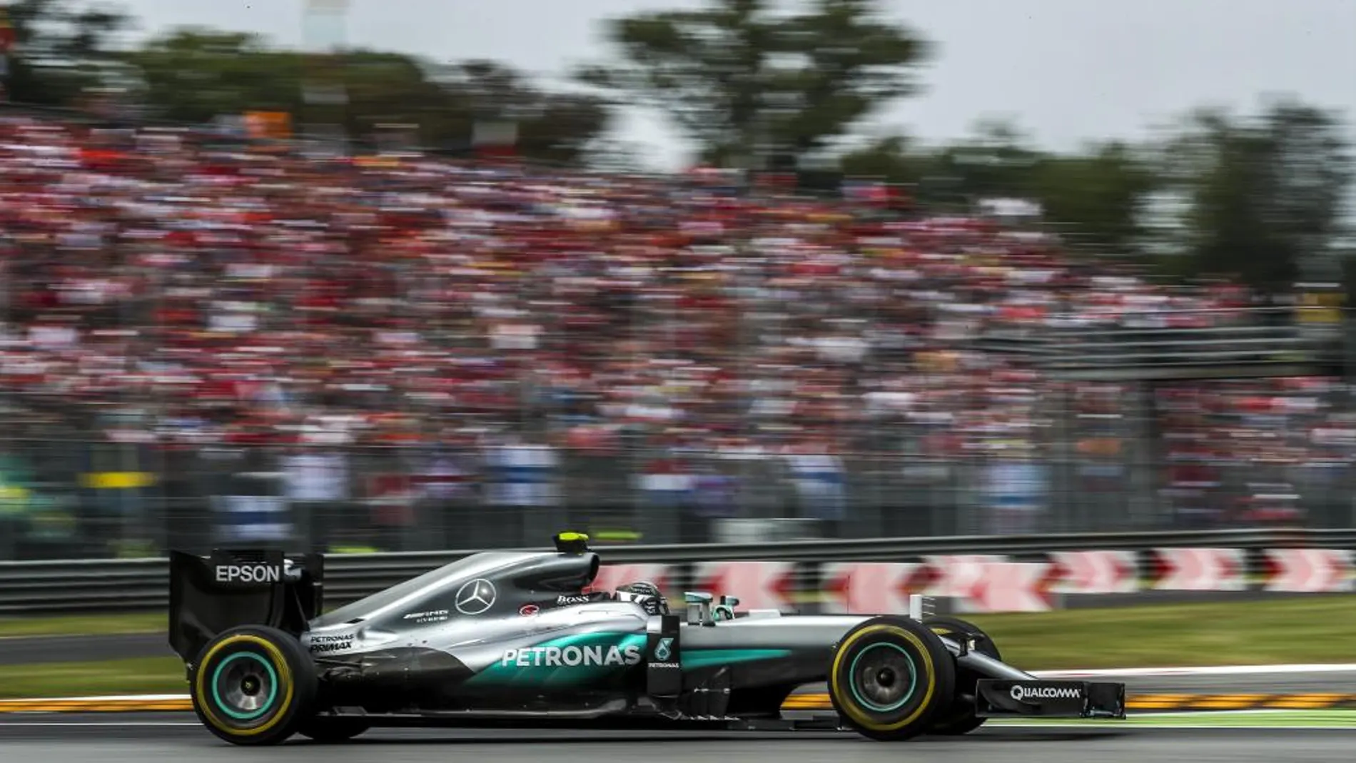 Nico Rosberg en el circuito de Monza